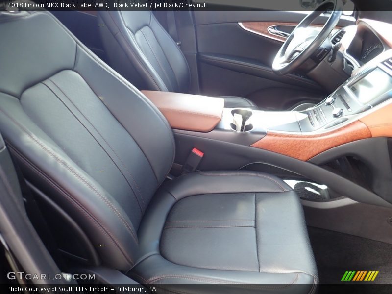 Black Velvet / Jet Black/Chestnut 2018 Lincoln MKX Black Label AWD