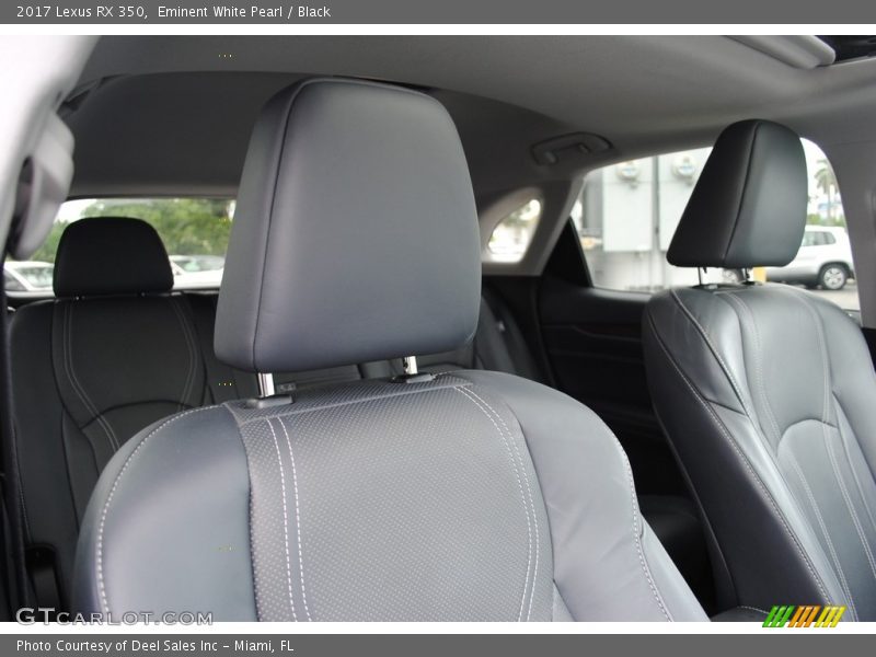 Eminent White Pearl / Black 2017 Lexus RX 350