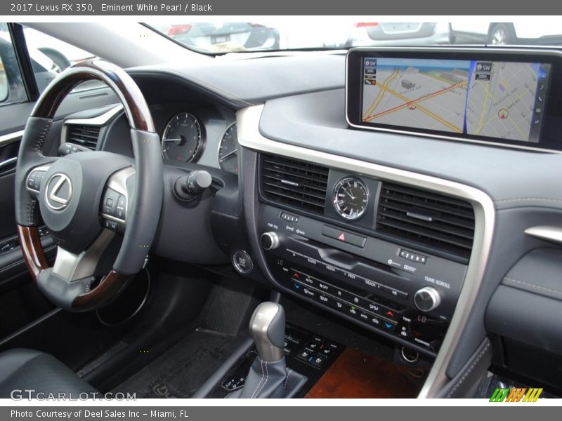 Eminent White Pearl / Black 2017 Lexus RX 350