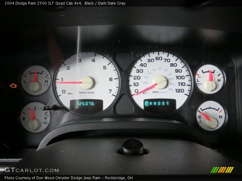 Black / Dark Slate Gray 2004 Dodge Ram 2500 SLT Quad Cab 4x4