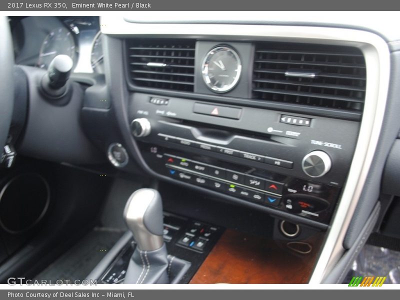 Eminent White Pearl / Black 2017 Lexus RX 350