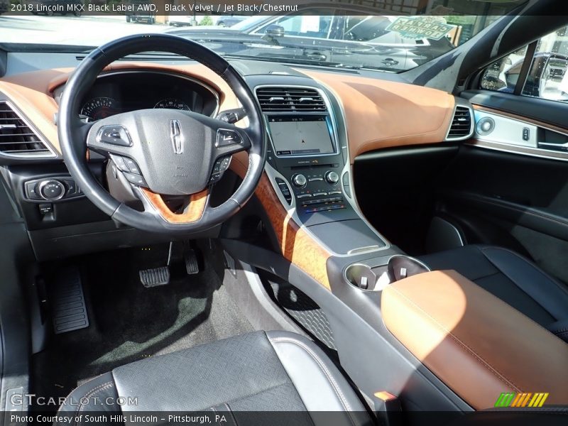 Black Velvet / Jet Black/Chestnut 2018 Lincoln MKX Black Label AWD