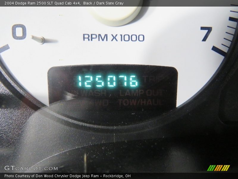 Black / Dark Slate Gray 2004 Dodge Ram 2500 SLT Quad Cab 4x4