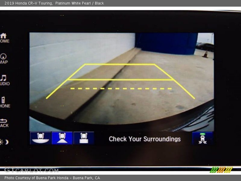 Platinum White Pearl / Black 2019 Honda CR-V Touring
