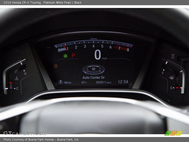 Platinum White Pearl / Black 2019 Honda CR-V Touring