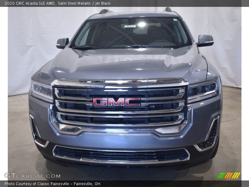 Satin Steel Metallic / Jet Black 2020 GMC Acadia SLE AWD