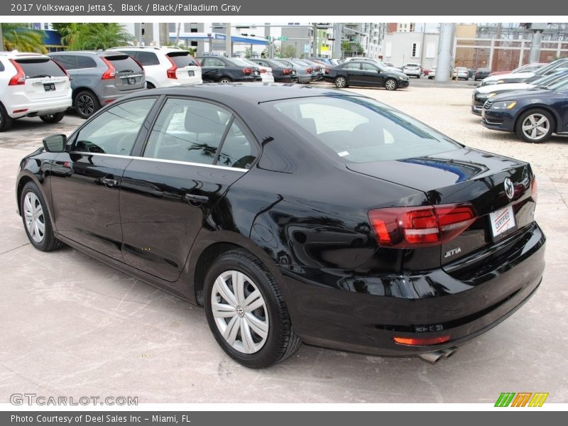 Black / Black/Palladium Gray 2017 Volkswagen Jetta S