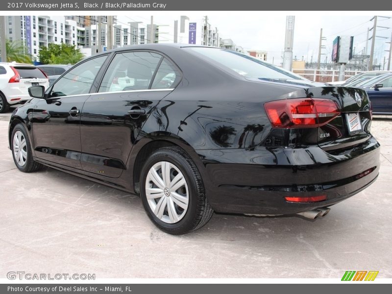 Black / Black/Palladium Gray 2017 Volkswagen Jetta S