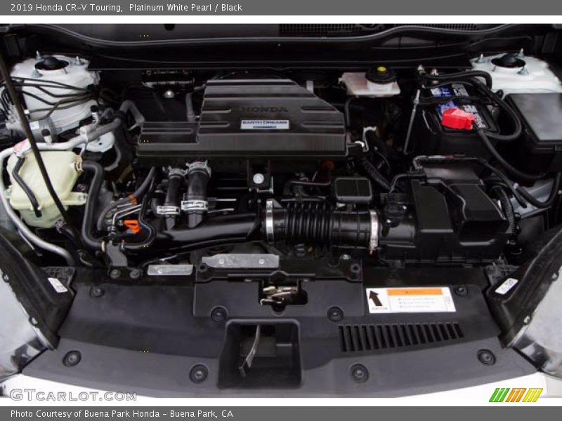 Platinum White Pearl / Black 2019 Honda CR-V Touring
