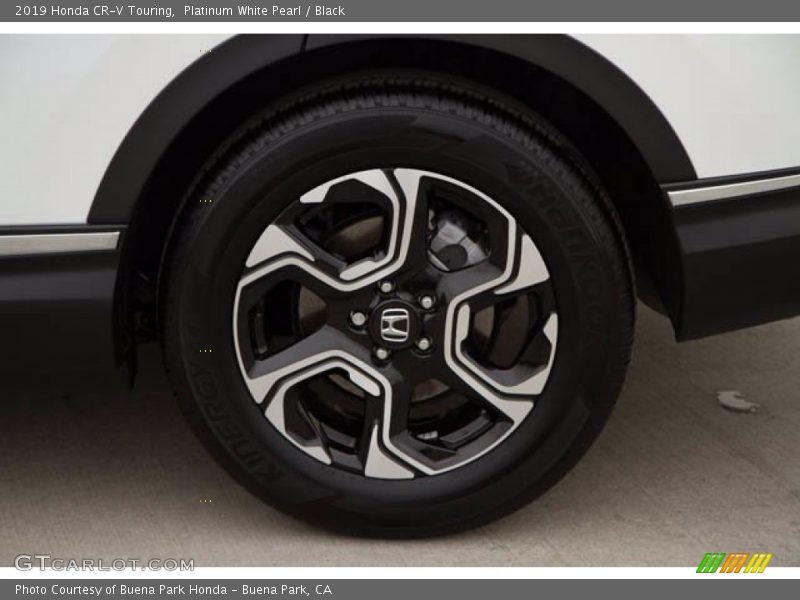 Platinum White Pearl / Black 2019 Honda CR-V Touring