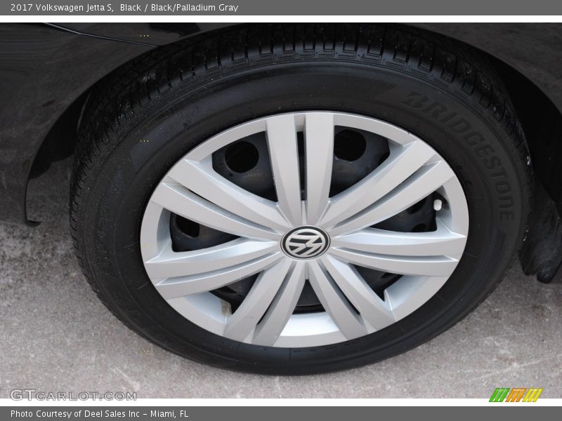 Black / Black/Palladium Gray 2017 Volkswagen Jetta S