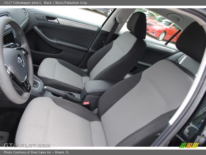 Black / Black/Palladium Gray 2017 Volkswagen Jetta S