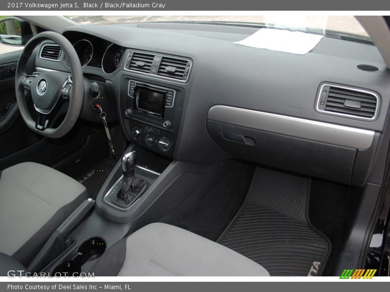 Black / Black/Palladium Gray 2017 Volkswagen Jetta S