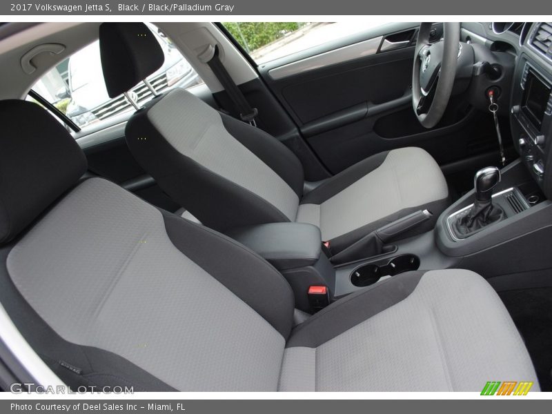 Black / Black/Palladium Gray 2017 Volkswagen Jetta S