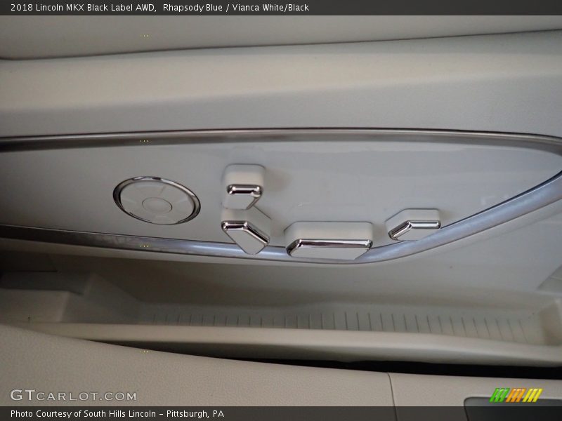 Rhapsody Blue / Vianca White/Black 2018 Lincoln MKX Black Label AWD