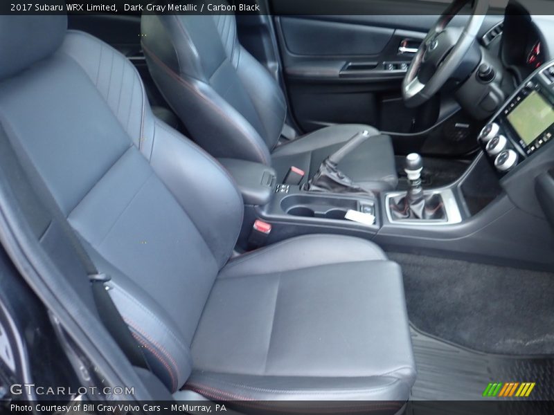 Dark Gray Metallic / Carbon Black 2017 Subaru WRX Limited