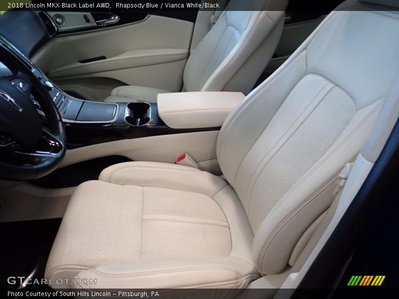 Rhapsody Blue / Vianca White/Black 2018 Lincoln MKX Black Label AWD