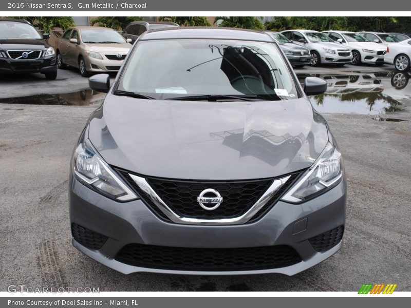 Gun Metallic / Charcoal 2016 Nissan Sentra S