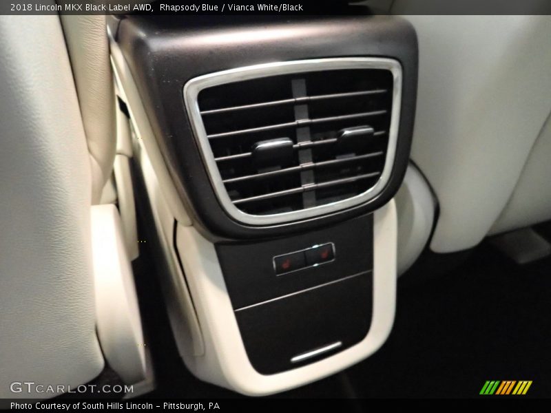 Rhapsody Blue / Vianca White/Black 2018 Lincoln MKX Black Label AWD