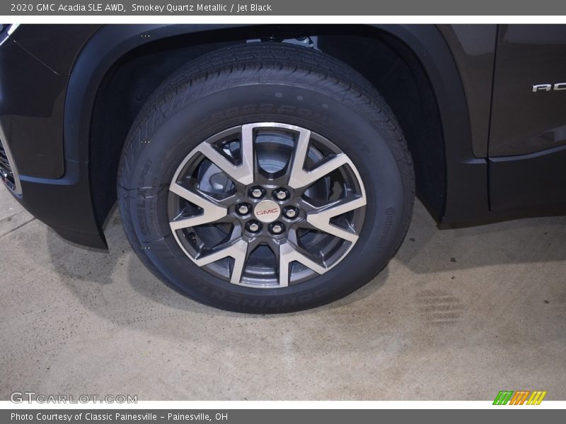 Smokey Quartz Metallic / Jet Black 2020 GMC Acadia SLE AWD