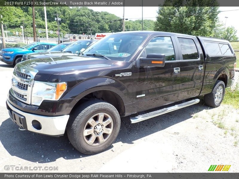 Tuxedo Black Metallic / Adobe 2013 Ford F150 XL SuperCrew 4x4