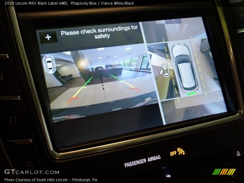 Rhapsody Blue / Vianca White/Black 2018 Lincoln MKX Black Label AWD