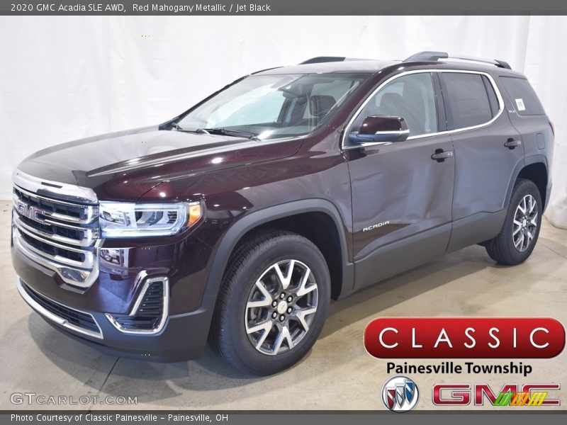 Red Mahogany Metallic / Jet Black 2020 GMC Acadia SLE AWD