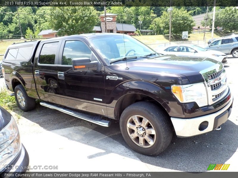 Tuxedo Black Metallic / Adobe 2013 Ford F150 XL SuperCrew 4x4