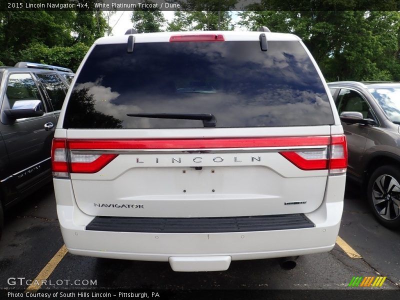 White Platinum Tricoat / Dune 2015 Lincoln Navigator 4x4