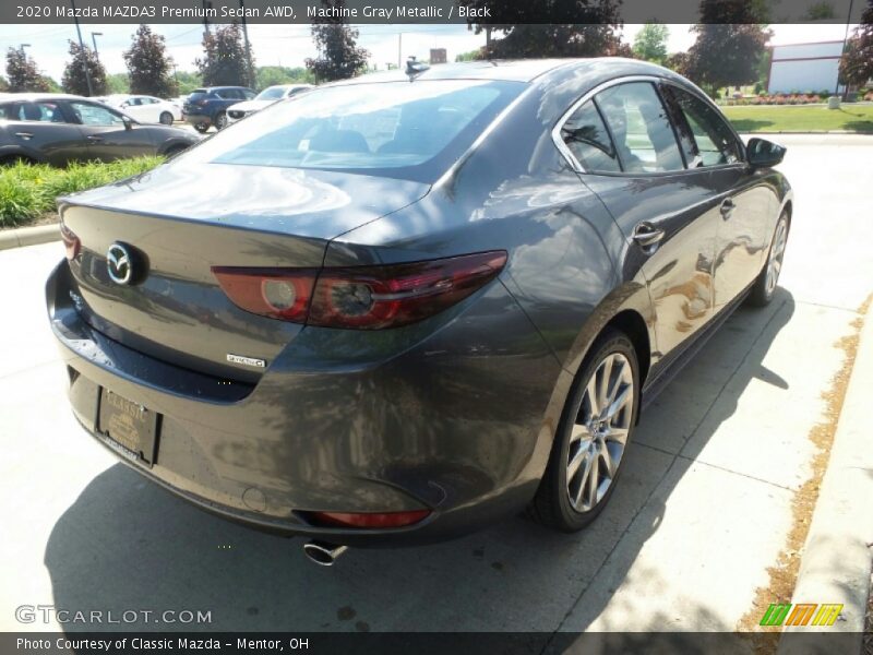 Machine Gray Metallic / Black 2020 Mazda MAZDA3 Premium Sedan AWD
