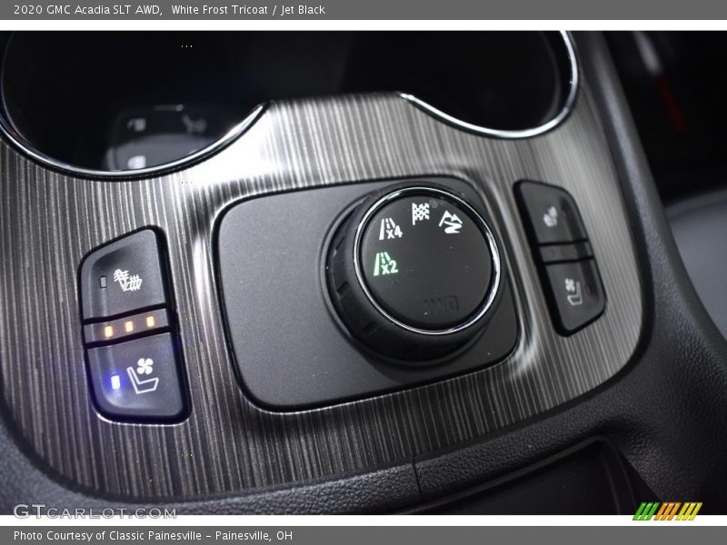 White Frost Tricoat / Jet Black 2020 GMC Acadia SLT AWD