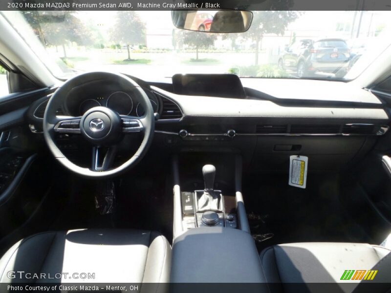 Machine Gray Metallic / Black 2020 Mazda MAZDA3 Premium Sedan AWD