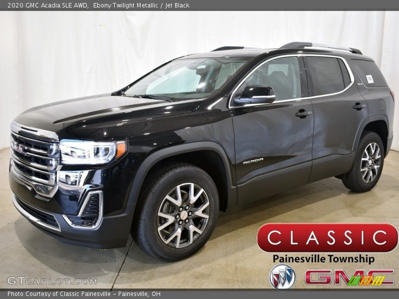 Ebony Twilight Metallic / Jet Black 2020 GMC Acadia SLE AWD