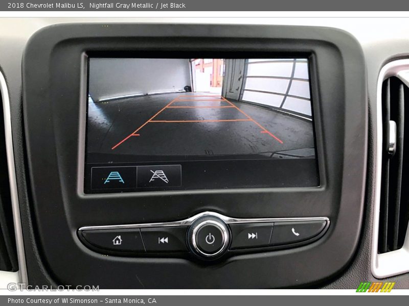 Nightfall Gray Metallic / Jet Black 2018 Chevrolet Malibu LS