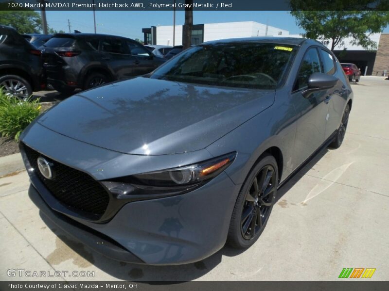 Front 3/4 View of 2020 MAZDA3 Premium Hatchback AWD