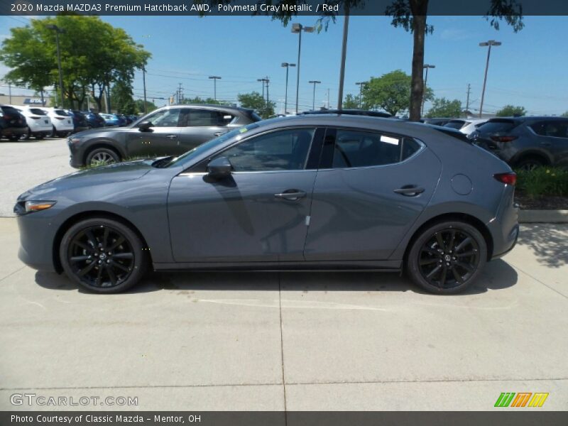  2020 MAZDA3 Premium Hatchback AWD Polymetal Gray Metallic