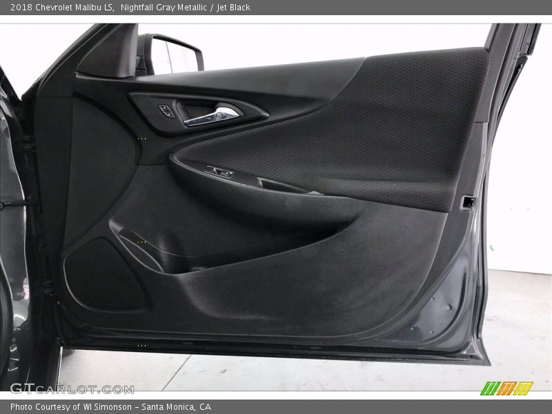 Nightfall Gray Metallic / Jet Black 2018 Chevrolet Malibu LS