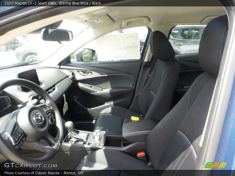 Eternal Blue Mica / Black 2020 Mazda CX-3 Sport AWD
