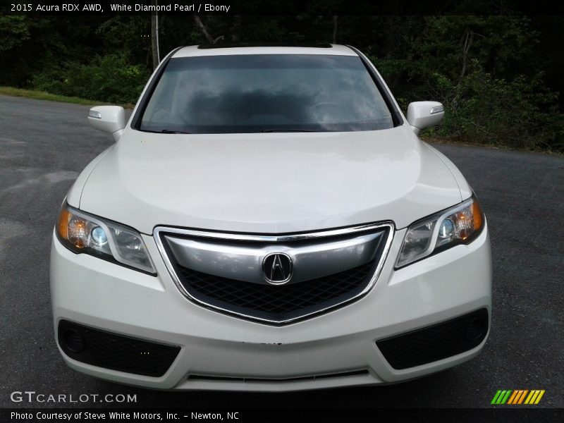 White Diamond Pearl / Ebony 2015 Acura RDX AWD