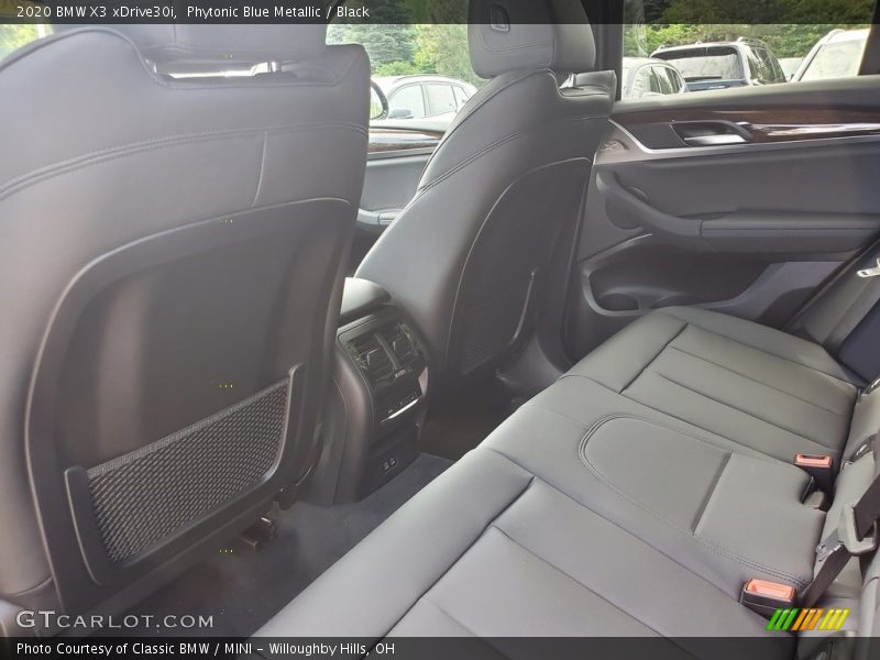 Phytonic Blue Metallic / Black 2020 BMW X3 xDrive30i