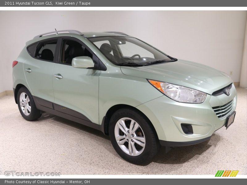 Kiwi Green / Taupe 2011 Hyundai Tucson GLS