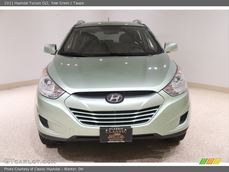 Kiwi Green / Taupe 2011 Hyundai Tucson GLS