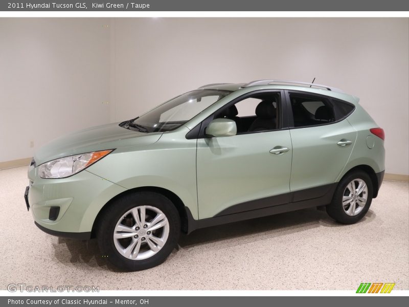 Kiwi Green / Taupe 2011 Hyundai Tucson GLS