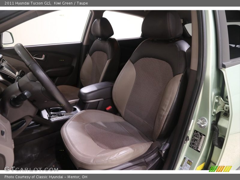 Kiwi Green / Taupe 2011 Hyundai Tucson GLS
