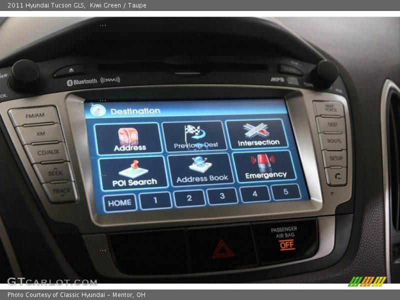 Kiwi Green / Taupe 2011 Hyundai Tucson GLS
