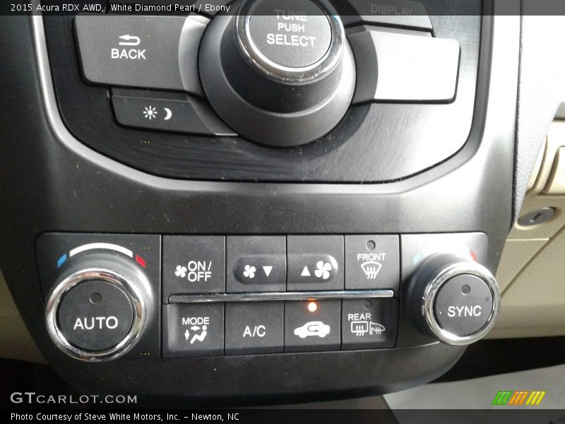 Controls of 2015 RDX AWD