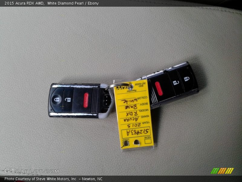 White Diamond Pearl / Ebony 2015 Acura RDX AWD