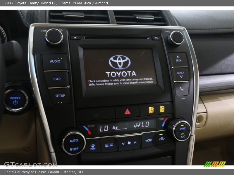 Creme Brulee Mica / Almond 2017 Toyota Camry Hybrid LE