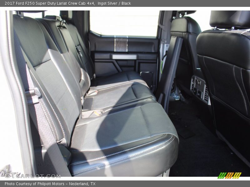 Ingot Silver / Black 2017 Ford F250 Super Duty Lariat Crew Cab 4x4