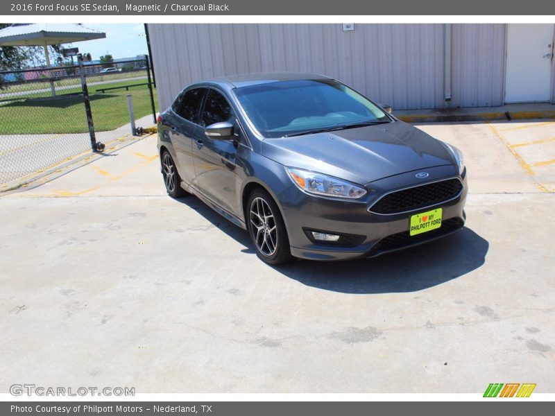 Magnetic / Charcoal Black 2016 Ford Focus SE Sedan